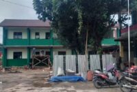 Photo: Proyek bangunan SDN Ciketing Udik III Kota Bekasi yang belum rampung