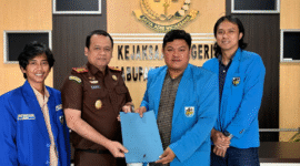 Teks Photo: KNPI Kabupaten Sukabumi Saat Melaksanakan Kunjungan Ke Kantor Kejaksaan Negeri Kabupaten Sukabumi