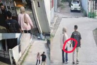Photo: Rekaman CCTV Dugaan Perselingkuhan Sesama Guru di SMK Yadika 6 Pondok Gede, Kota Bekasi