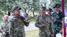 Panglima TNI Tinjau Yonif TP 890 Gardha Sakti 