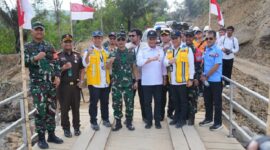 Kasum TNI Beserta Rombongan di Tapanuli Selatan