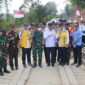 Kasum TNI Beserta Rombongan di Tapanuli Selatan