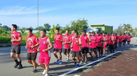 Prajurit Kodim 1710 Mimika Tempuh Lari 8 KM