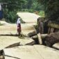 Photo: Lokasi Proyek Diduga Gagal Konstruksi di Desa Ranca Iga Kabupaten Bekasi