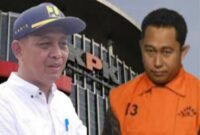 Photo: Henri Lincoln Kepala Dinas SDABMBK, Kabupaten Bekasi dan Sarjan (Kontraktor)