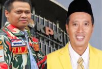 Photo: Ketua LMP Kabupaten Bekasi, Eko Triyanto dan Anggota DPRD Fraksi Golkar Muhtada Sobirin