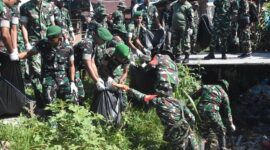 Kodim 1710 Mimika Gelar Aksi Bersih Pasar 