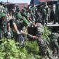 Kodim 1710 Mimika Gelar Aksi Bersih Pasar 