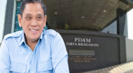 Photo: Direktur Umum Perumda Tirta Bhagasasi, Daud Husin