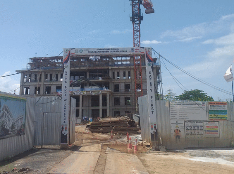 Photo: Proyek Pembangunan Gedung Baru Kejaksaan Negeri Jakarta Utara