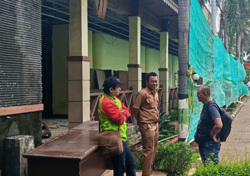 Photo: Delvin Chaniago Saat Berada di Lokasi Proyek Balai Patriot Kota Bekasi