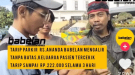 Parkiran RS. Ananda Babelan, Kabupaten Bekasi