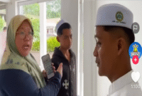 Seorang Ibu Marahi Ustadz Tak Terima Tegor Anaknya Ngerokok di Area Pesantren