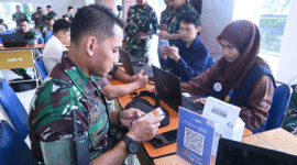 Personil Lanud Sultan Hasanuddin