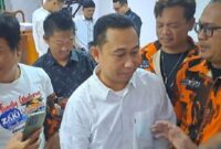 Photo: Sarjan Usai Persidangan Perdana di Tipikor Bandung