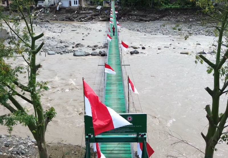 Photo: Jembatan Gantung Karya TNI