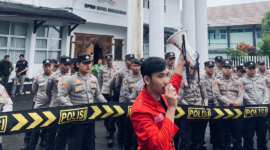Teks Photo: Aris Gunawan Ketua DPC GMNI Sukabumi