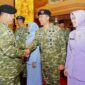 Upacara  Laporan Korps Kenaikan Pangkat 54 Perwira Tinggi (Pati) TNI 