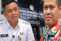 Photo: Kadis SDABMBK, Henri Lincoln & Ketua LMP Kabupaten Bekasi, Eko Triyanto