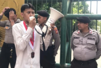 Teks Photo: Ketua DPC GMNI Kabupaten Bekasi, Mustakim.