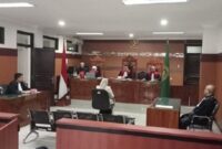 Teks Photo: Terdakwa dokter Silvi Apriani Saat Hadir Di Persidangan