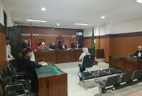 Photo: Suasana Persidangan dr. Silvi Apriani