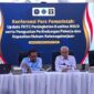 Konferensi Pers bertema Penguatan Pelindungan Pekerja dan Kepastian Hukum Ketenagakerjaan