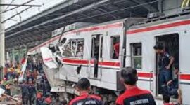 Lokasi Kecelakaan Kereta Api di Bekasi Timur