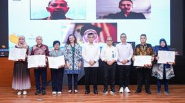 Webinar Ketenagakerjaan memperingati Hari K3 Internasional di Kantor Kemnaker, Jakarta, Selasa (28/4/2026).