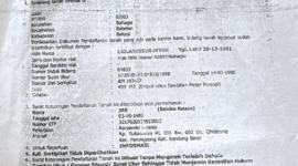 Laporan Sertifikat Hilang