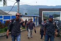 Teks Photo: LSM ANNAHL Saat Menyatroni Kantor PDAM Tirta Jaya Buana Kabupaten Sukabumi
