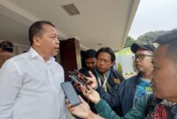 Teks Photo: Kuasa Hukum Korban, Muhammad Saleh Arif, SH Saat di Wawan cara Awak Media