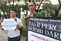 Jari Cita Gelar Aksi 1000 Mawar Merah Putih 