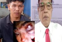 Photo: Korban Roy Supriatna Panjaitan & Ketua Tombak Keadilan Rakyat, Agus Budiono, SH.