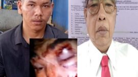 Photo: Korban Roy Supriatna Panjaitan & Ketua Tombak Keadilan Rakyat, Agus Budiono, SH.