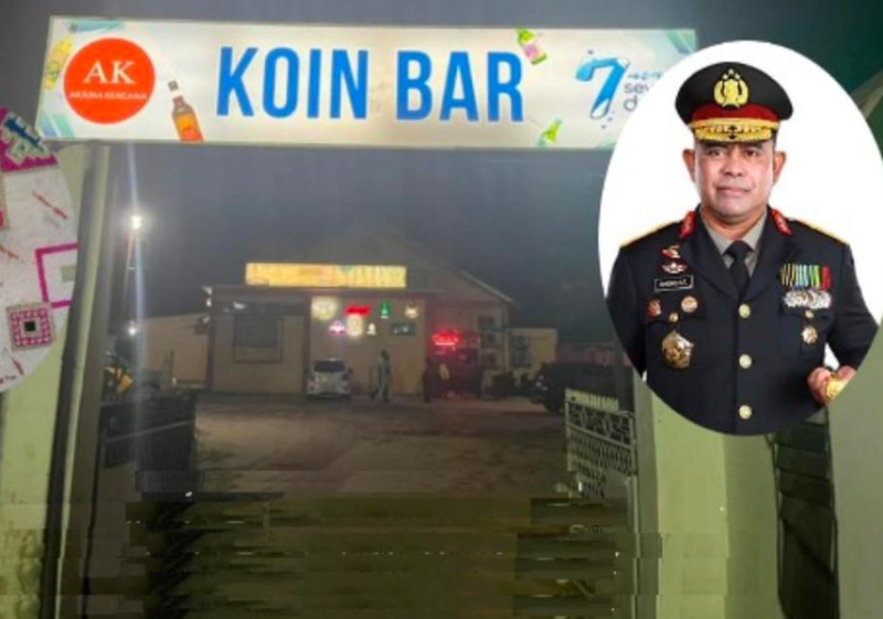 Photo: Kapolda, Irjen Pol. Whisnu Hermawan Februanto Dengan Latar THM Koin Bar
