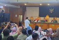 Photo: Terdakwa Sarjan Saat Mendengar Putusan