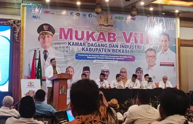 Photo: Musyawarah Kabupaten (MUKAB) KADIN ke-8 Tahun 2026 di Hotel Sahid Lippo Cikarang, Senin 8 Juni 2026.