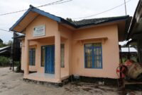 Kantor Desa Lok Bangkai, Kecamatan Banjang, Kabupaten Hulu Sungai Utara, Kalimantan Selatan