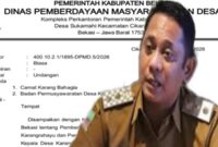 Photo: Plt. Bupati Bekasi, Dr. Asep Surya Atmaja