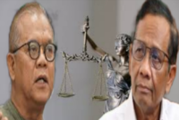 Photo: Pakar Hukum, Abdul Fickar Hadjar (Kiri) & Mahfud MD (Kanan)