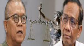 Photo: Pakar Hukum, Abdul Fickar Hadjar (Kiri) & Mahfud MD (Kanan)