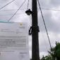 Kabel Wifi Ilegal di Tiang PLN Simalungun 