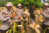 Photo: Kapolres Karawang, AKBP Fiki N. Ardiansyah  Bersama Kelompok Tani