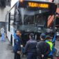 Photo: Lokasi Kecelakaan Bus Transjakarta