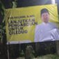 Photo: Banner Kepala Desa Ciledug, Setu, Kabupaten Bekasi Aktif, Iing Solihin, A.MD Sudah Terpampang Disetiap Sudut Desa