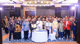 Penandatanganan Perjanjian Kerja Bersama PT. Kereta Api Indonesia (KAI) Persero dan Serikat Pekerja Kereta Api (SPKA) periode 2026–2028 di Jakarta, Jumat 26 Juni 2026)