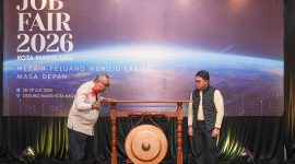 Photo: Wamenaker, Afriansyah Noor Saat Membuka Job Fair Kota Magelang 2026