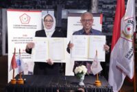 Photo: Sekjen Kemnaker, Cris Kuntadi dan Ketua Umum DPP FPPI, Marlinda Irwanti di Jakarta, Kamis 2 Juli 2026