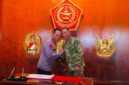 Photo: Panglima TNI Jenderal TNI, Agus Subiyanto Terima Kunjungan Silaturahmi, Kapolri Jenderal Polisi Listyo Sigit Prabowo.